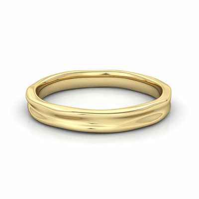 2.5 to 3 mm comfort fit wedding band, California trails
