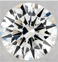 1.25 Carats, Round Diamond with Excellent Cut, H Color, VS1 Clarity and Certified by GIA
