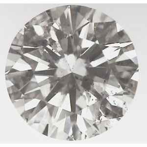 0.50 Carats, Round Diamond with Ideal Cut ,H, color, SI1 Clarity  Enhanced and Certified by IGL
