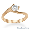 Picture of Rose gold Solitaire engagement ring