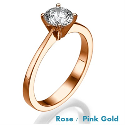 Picture of The Beauty, Solitaire  Rose Gold engagement ring