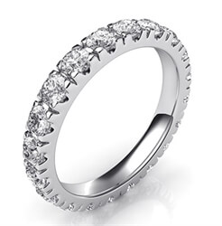 Picture of 2.6 mm eternity band, 1.26 carats