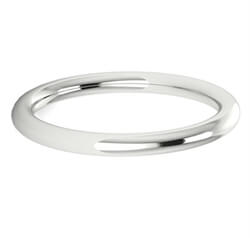 Picture of 2 mm tubular wedding band