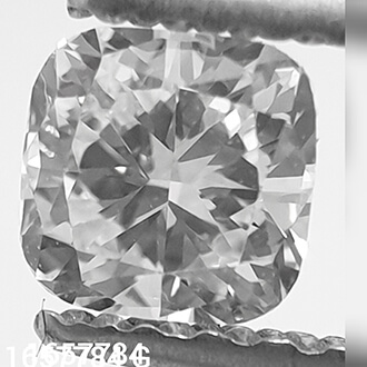 Picture of 0.31 Carats, Cushion natural diamond with Ideal Cut, F Color, SI1 Clarity and Certified By CGL