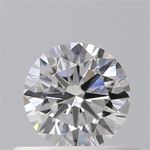 Picture of Natural Diamond 0.40 Carats, Round with Excellent Cut, D Color, VS2 Clarity and Certified by GIA