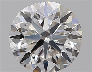 Picture of Natural Diamond 0.40 Carats, Round with Very Good Cut, I Color, VS1 Clarity and Certified by GIA