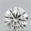 Natural Diamond 0.64 Carats, Round with Excellent Cut, I Color, VS2 Clarity and Certified by IGI