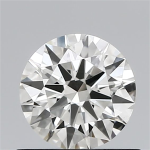 Picture of Natural Diamond 0.64 Carats, Round with Excellent Cut, I Color, VS2 Clarity and Certified by IGI