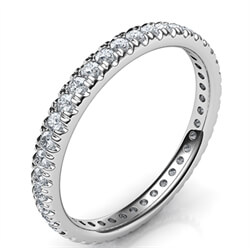 Picture of 2.5mm Eternity Wedding Band, 0.44 carats