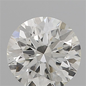 Picture of Natural Diamond 0.50 Carats, Round with Excellent Cut, J Color, VS2 Clarity and Certified by GIA