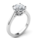 Picture of Cathedral low profile engagement ring for all diamond shapes