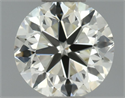 Natural Diamond 0.40 Carats, Round with Very Good Cut, K Color, VS1 Clarity and Certified by GIA