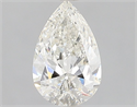 Natural Diamond 1.00 Carats, Pear with  Cut, I Color, SI2 Clarity and Certified by GIA