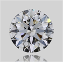 Natural Diamond 0.40 Carats, Round with Excellent Cut, J Color, SI1 Clarity and Certified by GIA