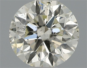 Picture of Natural Diamond 0.40 Carats, Round with Very Good Cut, K Color, SI2 Clarity and Certified by IGI