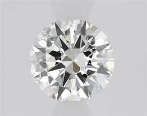 Picture of Natural Diamond 0.40 Carats, Round with Very Good Cut, I Color, SI2 Clarity and Certified by GIA