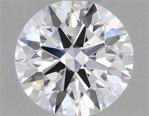 Picture of Natural Diamond 0.40 Carats, Round with Excellent Cut, E Color, VS2 Clarity and Certified by GIA