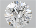 Natural Diamond 3.50 Carats, Round with Excellent Cut, F Color, VVS1 Clarity and Certified by GIA