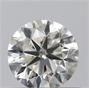 Natural Diamond 0.50 Carats, Round with Very Good Cut, J Color, VVS2 Clarity and Certified by GIA