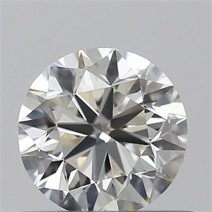 Picture of Natural Diamond 0.50 Carats, Round with Very Good Cut, J Color, VVS2 Clarity and Certified by GIA