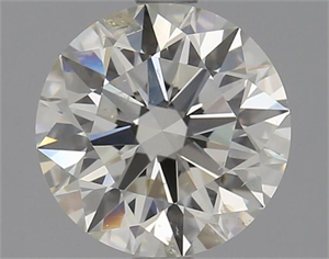 Picture of Natural Diamond 2.02 Carats, Round with Good Cut, J Color, SI2 Clarity and Certified by GIA