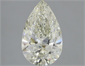 Natural Diamond 1.71 Carats, Pear with  Cut, J Color, SI2 Clarity and Certified by IGI