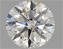 Natural Diamond 0.50 Carats, Round with Very Good Cut, I Color, SI1 Clarity and Certified by GIA