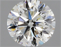 Natural Diamond 0.40 Carats, Round with Very Good Cut, J Color, SI1 Clarity and Certified by GIA