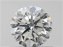 Natural Diamond 0.50 Carats, Round with Very Good Cut, J Color, VVS1 Clarity and Certified by IGI