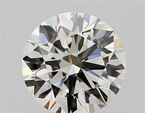 Picture of Natural Diamond 0.40 Carats, Round with Excellent Cut, K Color, VS1 Clarity and Certified by GIA