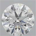 Natural Diamond 1.40 Carats, Round with Excellent Cut, D Color, IF Clarity and Certified by GIA