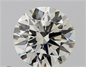 Natural Diamond 0.40 Carats, Round with Excellent Cut, J Color, VS1 Clarity and Certified by GIA