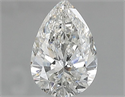 Natural Diamond 1.01 Carats, Pear with  Cut, H Color, SI2 Clarity and Certified by GIA