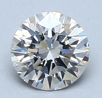 Picture of 0.50 carat natural diamond G VS2, Ideal Cut certified by CGL