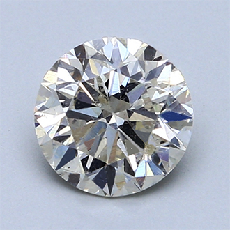 1.50 carat Round natural diamond G SI1, Ideal-Cut, certified by IGL