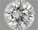 Natural Diamond 0.42 Carats, Round with Excellent Cut, G Color, I1 Clarity and Certified by GIA