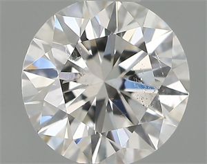 Picture of Natural Diamond 0.42 Carats, Round with Excellent Cut, G Color, I1 Clarity and Certified by GIA