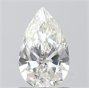 Natural Diamond 0.80 Carats, Pear with  Cut, H Color, VVS1 Clarity and Certified by GIA