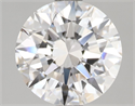 Natural Diamond 2.10 Carats, Round with Excellent Cut, D Color, VS1 Clarity and Certified by GIA