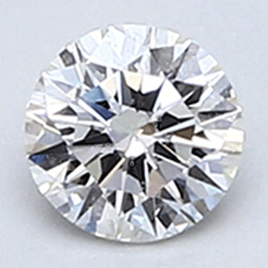 Picture of 0.22 carat round natural diamond G VS2 very good cut