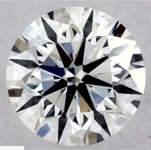 0.19 carats, Round Diamond with Very Good Cut, F SI1 C.E, and Certified By Diamond with Very Good Cut