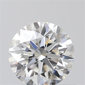 Picture of Natural Diamond 0.40 Carats, Round with Excellent Cut, F Color, VS1 Clarity and Certified by GIA