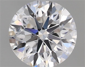 Picture of Natural Diamond 0.43 Carats, Round with Excellent Cut, D Color, VS2 Clarity and Certified by GIA