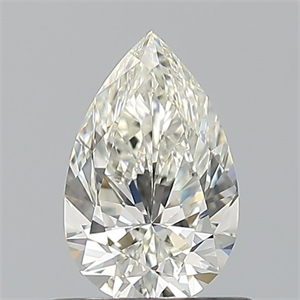 Picture of Natural Diamond 0.60 Carats, Pear with  Cut, H Color, VVS1 Clarity and Certified by IGI