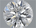 Natural Diamond 0.40 Carats, Round with Excellent Cut, D Color, VVS1 Clarity and Certified by GIA