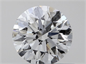 Natural Diamond 0.40 Carats, Round with Excellent Cut, H Color, SI2 Clarity and Certified by GIA