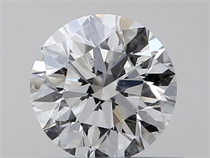 Picture of Natural Diamond 0.40 Carats, Round with Excellent Cut, H Color, SI2 Clarity and Certified by GIA