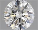 Natural Diamond 0.50 Carats, Round with Very Good Cut, I Color, VS2 Clarity and Certified by GIA