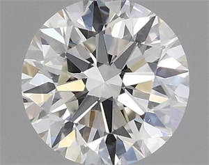 Picture of Natural Diamond 0.50 Carats, Round with Very Good Cut, I Color, VS2 Clarity and Certified by GIA