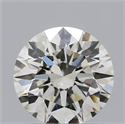 Natural Diamond 0.56 Carats, Round with Excellent Cut, K Color, VVS2 Clarity and Certified by GIA